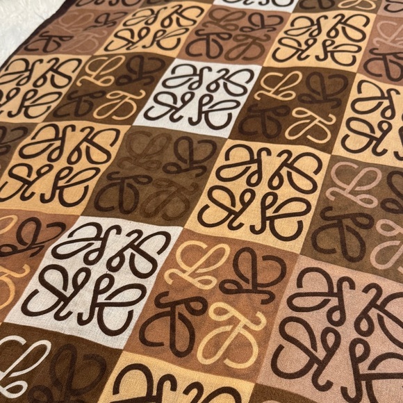 Loewe Multicolor Patterned Scarf - Picture 7 of 7